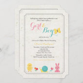 春クリッター招待状 招待状 (正面/裏面)