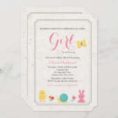 春クリッター招待状 招待状 (正面/裏面)