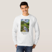 春クリークパインタリーバイブルバース Tシャツ (正面フル)