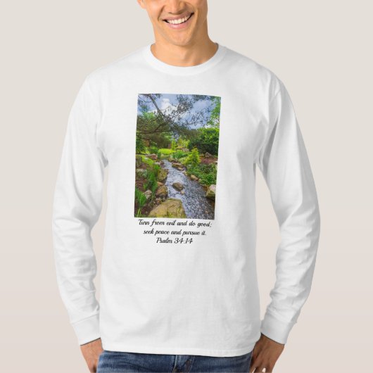 春クリークパインタリーバイブルバース Tシャツ (正面)