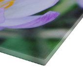 春クロッカスクローズアップ カッティングボード (角)