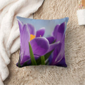 春クロッカス枕及びケース クッション (ブランケット)