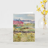 春グリーティングカード – four seasons collection カード (黄色い花)