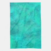 春グリーンウォーター色 キッチンタオル (縦)