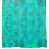 春グリーンウォーター色 シャワーカーテン (正面)