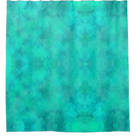 春グリーンウォーター色 シャワーカーテン