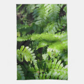 春グリーンシダ キッチンタオル (縦)