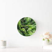 春グリーンシダ ラウンド壁時計 (ホーム)
