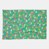 春グリーンズパインタリーアート キッチンタオル (横)
