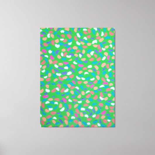 春グリーンズパインタリーアート キャンバスプリント (正面)