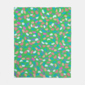 春グリーンズパインタリーアート フリースブランケット (正面)