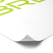 春グリーンフォーカス信じの呼吸 ポスター (角)