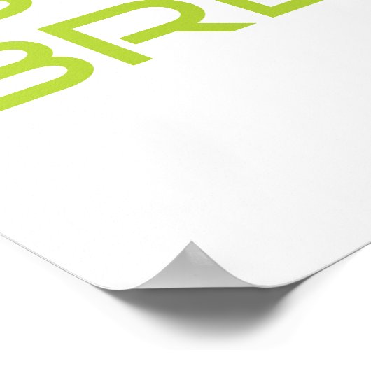 春グリーンフォーカス信じの呼吸 ポスター (角)