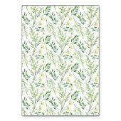 春グリーンボタニカルハーブウェディングレセプション テーブルナンバー (裏面)