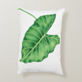 春グリーンリーピーランバーピロー アクセントクッション (裏面(縦))