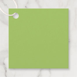 春グリーン、淡い緑無地の、薄い緑 フェイバータグ