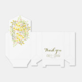 春グローリパーソナライズされたフローラ結婚式の引き出物ボックス フェイバーボックス (折り畳みなし)