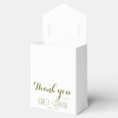 春グローリパーソナライズされたフローラ結婚式の引き出物ボックス フェイバーボックス (オープン)