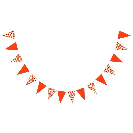 春ケシ結婚の花のデコール バンティングフラッグ (全)