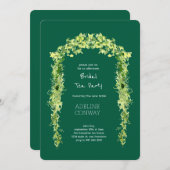 春ゲートガーデンブライダルシャワーお祝い 招待状 (正面/裏面)