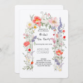 春ゲートガーデンブライダルシャワーお祝い 招待状 (正面/裏面)