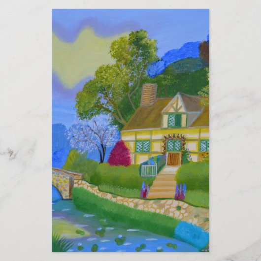 春コテージ 便箋 (正面)