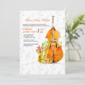 春コンサート招待状 招待状 (スタンド正面)