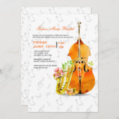 春コンサート招待状 招待状 (正面/裏面)