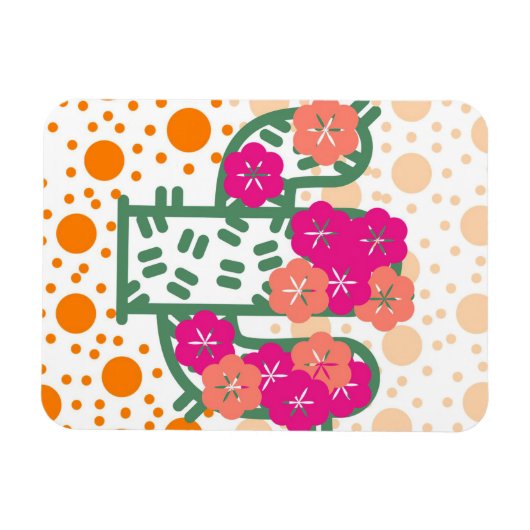 春サボテン マグネット (横)