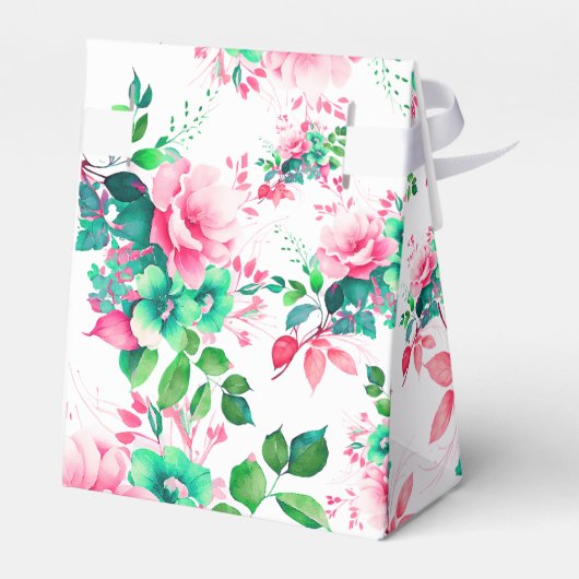 春サマーウォーターカラーフローラ60誕生日 フェイバーボックス (裏面サイド)