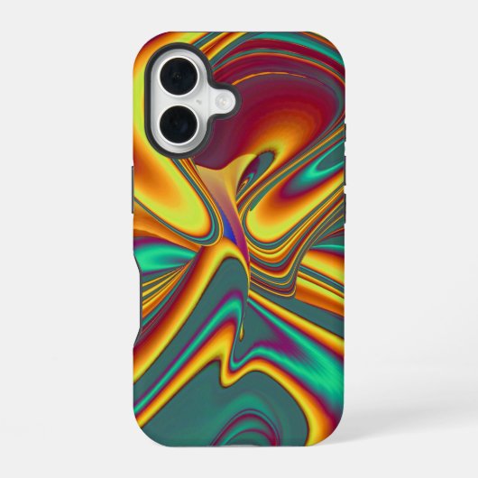 春サマーオータムフラワーズ魔法 iPhone 16ケース (裏面)