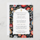 春サマーカソリッ結婚ク婚約 招待状 (正面)