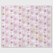 春サマーカラフルフローラボホーガーデン ラッピングペーパー (フラット)