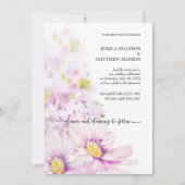 春サマーカラフルフローラボホーガーデン 招待状 (正面)