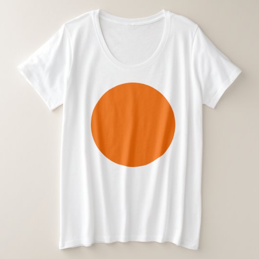 春サマーカラーズタンジェロ プラスサイズTシャツ (デザイン正面)