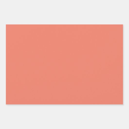 春サマーカラーピーチピンク ラッピングペーパーシート (正面)