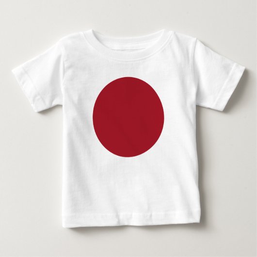 春サマーカラーファイリーレッドテディベア ベビーTシャツ (正面)