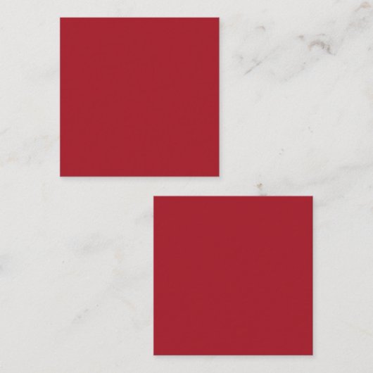 春サマーカラーファイリーレッド スクエア名刺 (正面/裏面)