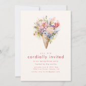 春サマーディナーパーティー招待状 招待状 (正面)