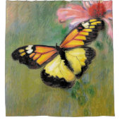 春サマーバタフライ – シャワーカーテン (正面)