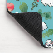 春サマーバニーラビットボタニカル野菜 マウスパッド (コーナー)