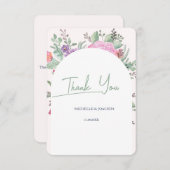 春サマーフローラボホガーデンサンキューカード サンキューカード (正面/裏面)