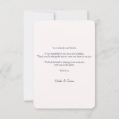 春サマーフローラボホガーデンサンキューカード サンキューカード (裏面)