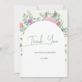 春サマーフローラボホガーデン サンキューカード (正面)