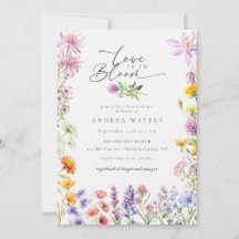 春サマーワイルドフラワー |カラフルブライダルシャワー