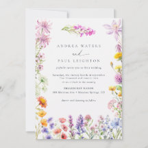 春サマーワイルドフラワー |カラフル結婚フローラ