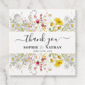 春サマーワイルドフラワー |サンキューカード フェイバータグ (正面)