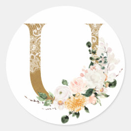 春サマー結婚ズMONOGRAM U ラウンドシール