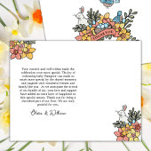 春サンキューイースターベイビーシャワー ポストカード