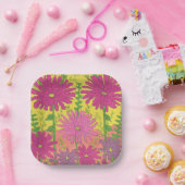 春サンシャインフローラ ペーパープレート (パーティー)